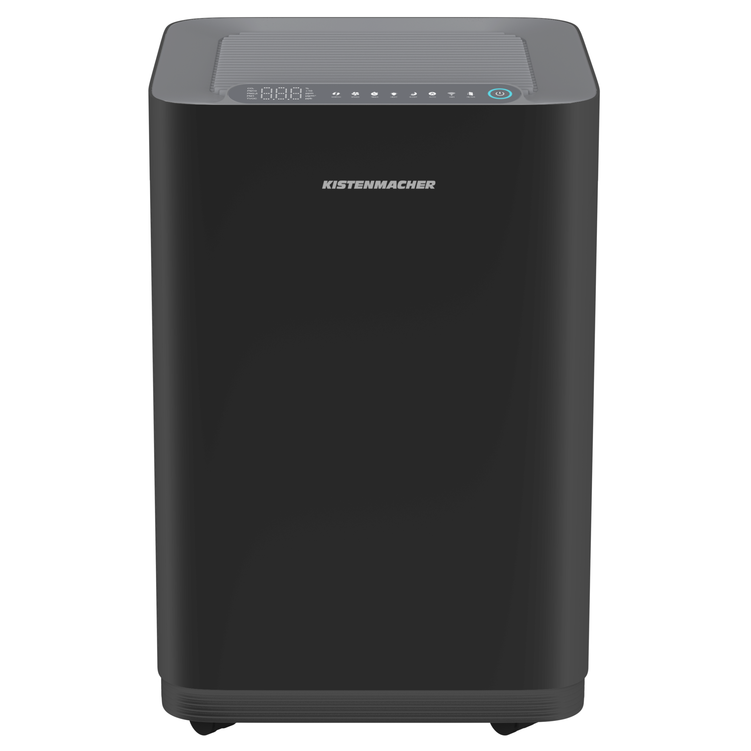 EGK AP80-B, Black Air Purifier with transport wheels for large rooms (870 m³/h) Kopie